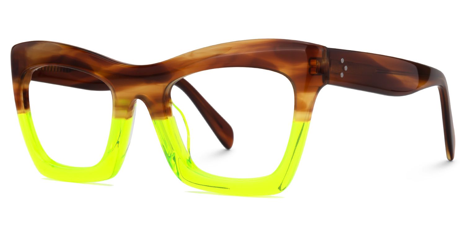 Benitez Square Green Frame Glasses | ZEELOOL Canada1