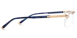 Savitrie Rectangle Blue Glasses2
