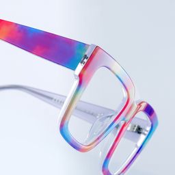 Pop Colorful Rectangle Glasses9