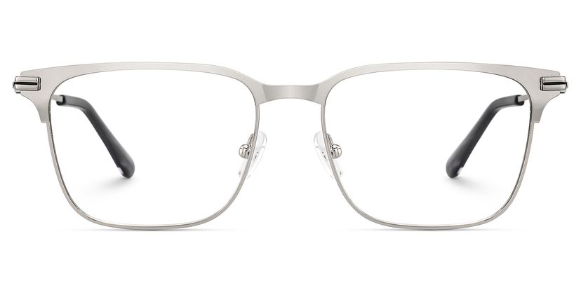 Marshall Rectangle Silver Glasses