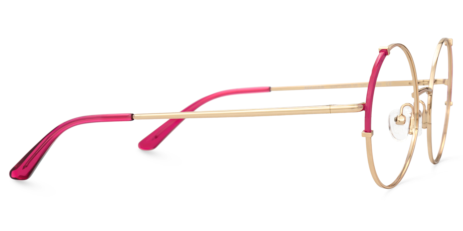 Rindy Round Red Glasses2