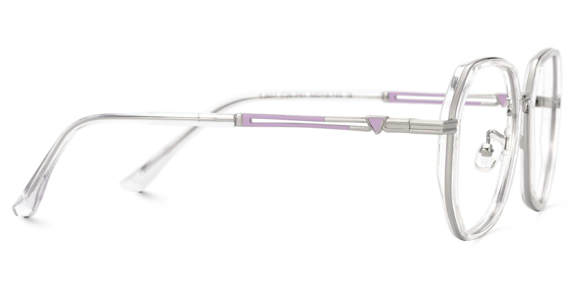 Frazier Clear Geometric Glasses | ZEELOOL Canada2