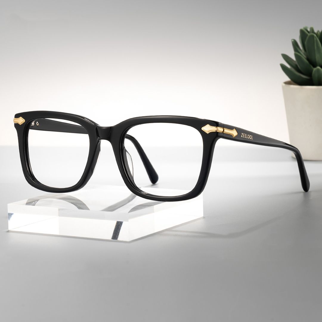 Rectangle Frame Glasses Men's Glasses0