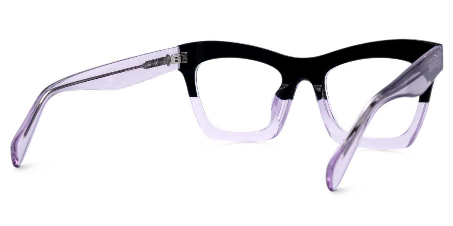 New Arrival Black and Purple Glasses for Benitez Frame | ZEELOOL Canada3