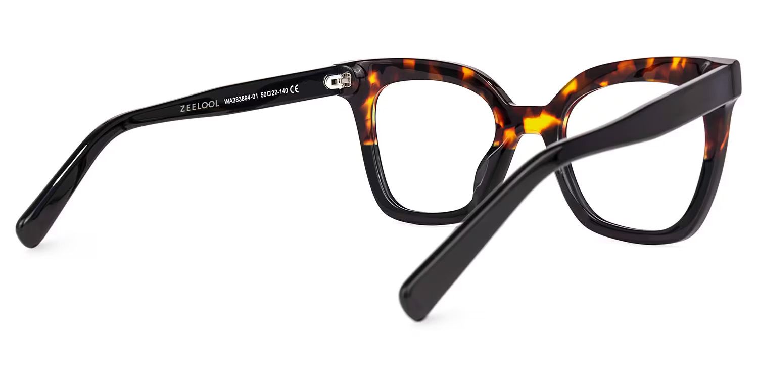 Meka Square Two-Tone Glasses | ZEELOOL Canada3
