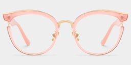 Eleanore Cat Eye Pink Glasses0