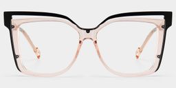 Twolla Square Beige Glasses0