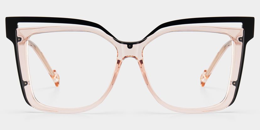 Twolla Square Beige Glasses