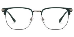 Zaira Browline Dark-Green Glasses0