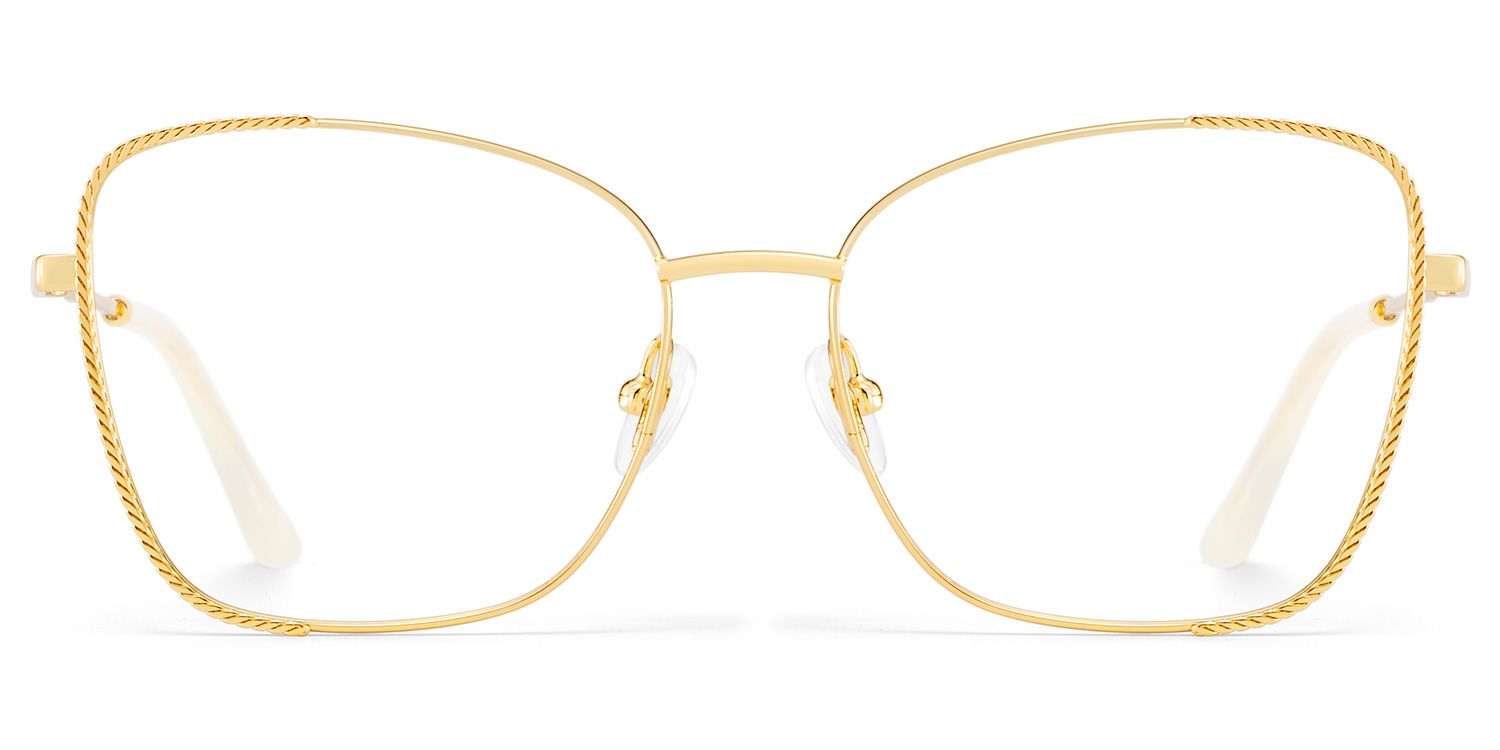 Kai Eyeglasses in Butterfly Gold Frame | ZEELOOL Canada2