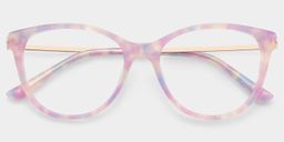 Eli Purple Round Glasses1