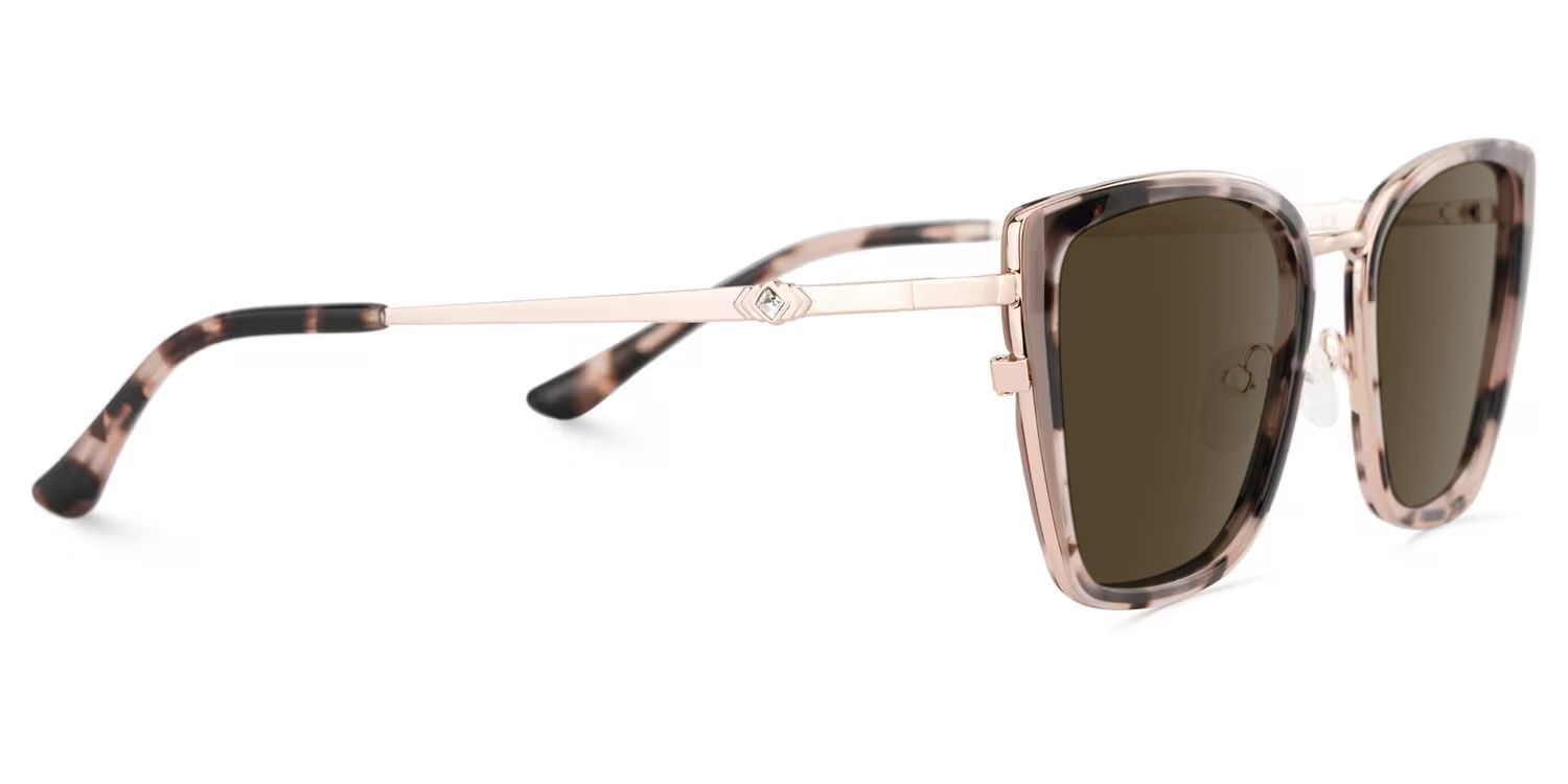 Juniper Eyeglasses in Square Tortoise Frame | Zeelool3