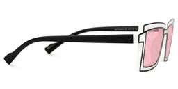 Zephyr Rectangle White Glasses2