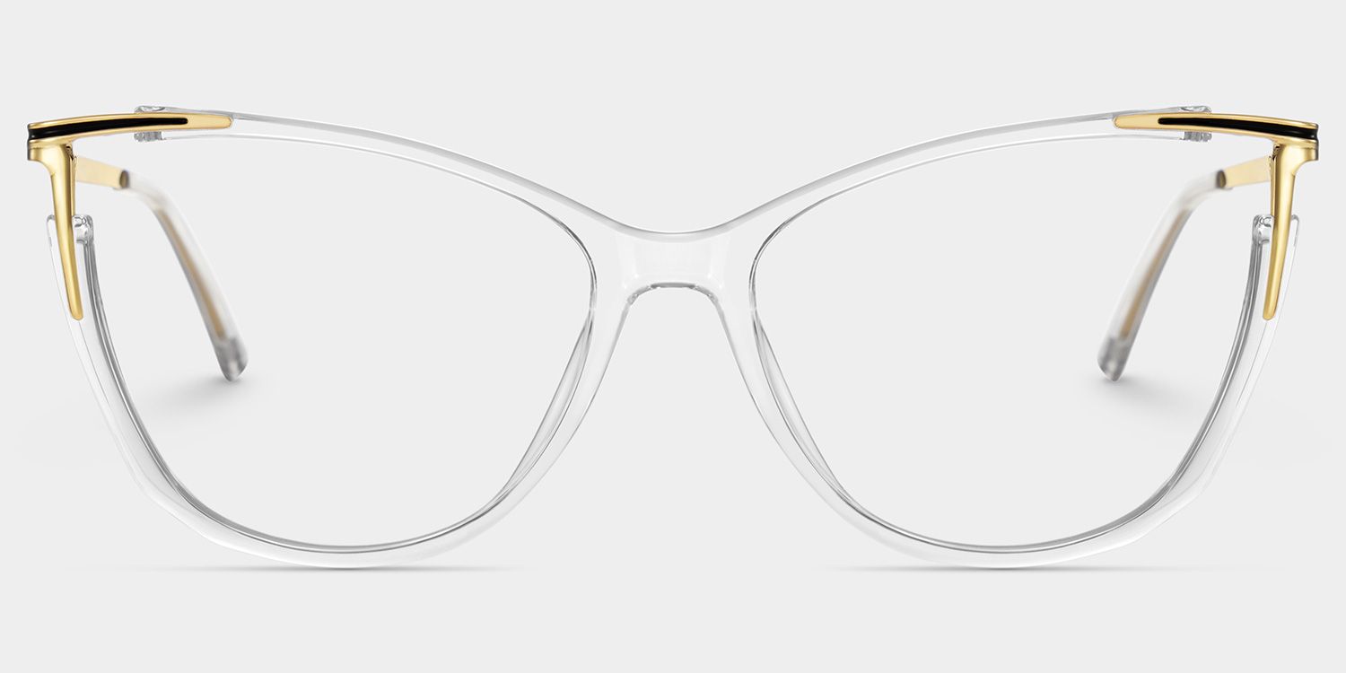 Cat eye Yomary Clear Frame Glasses | ZEELOOL Canada0