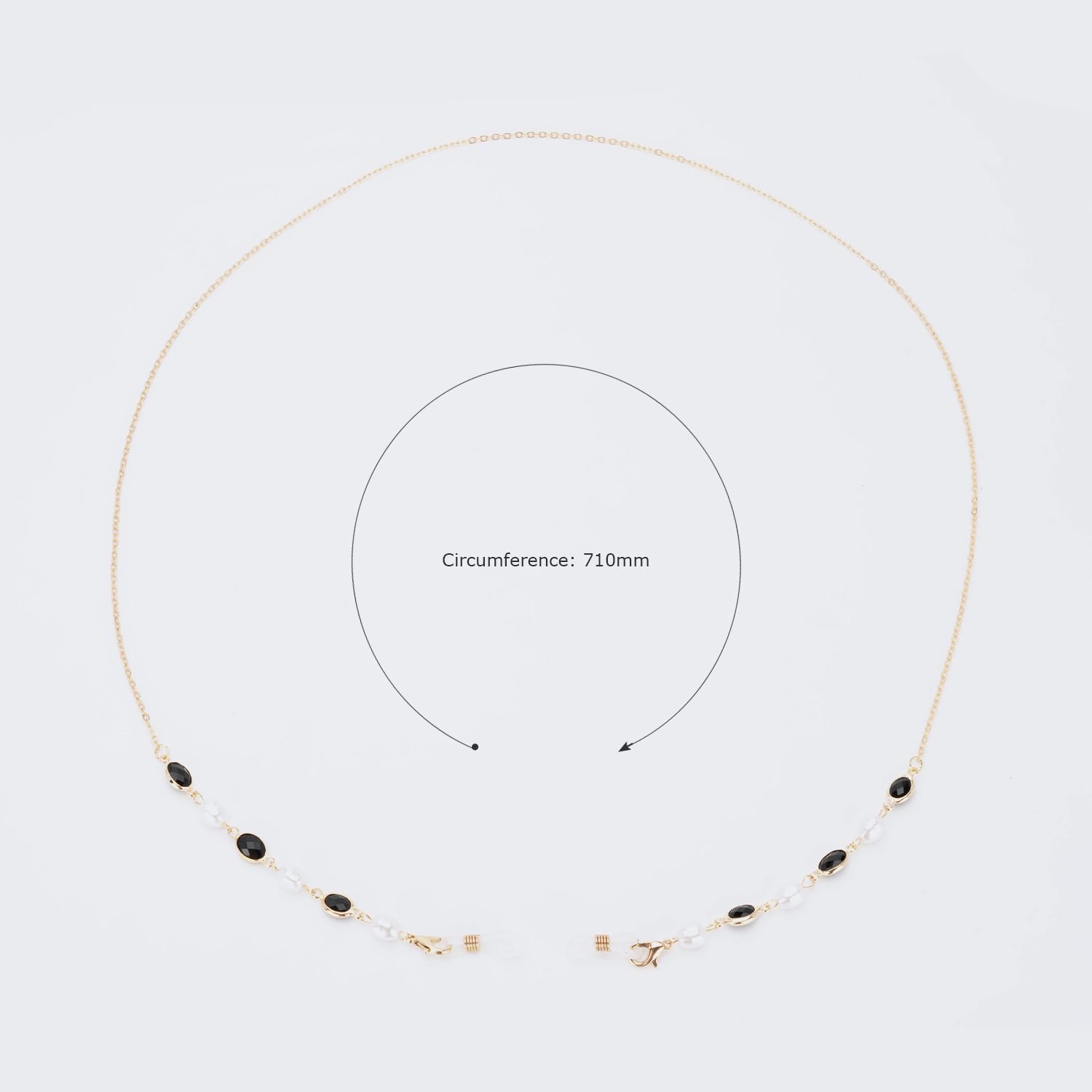 Fashion Eyeglasses Gold Eyeglasses Chains Accessories on Zeelool2