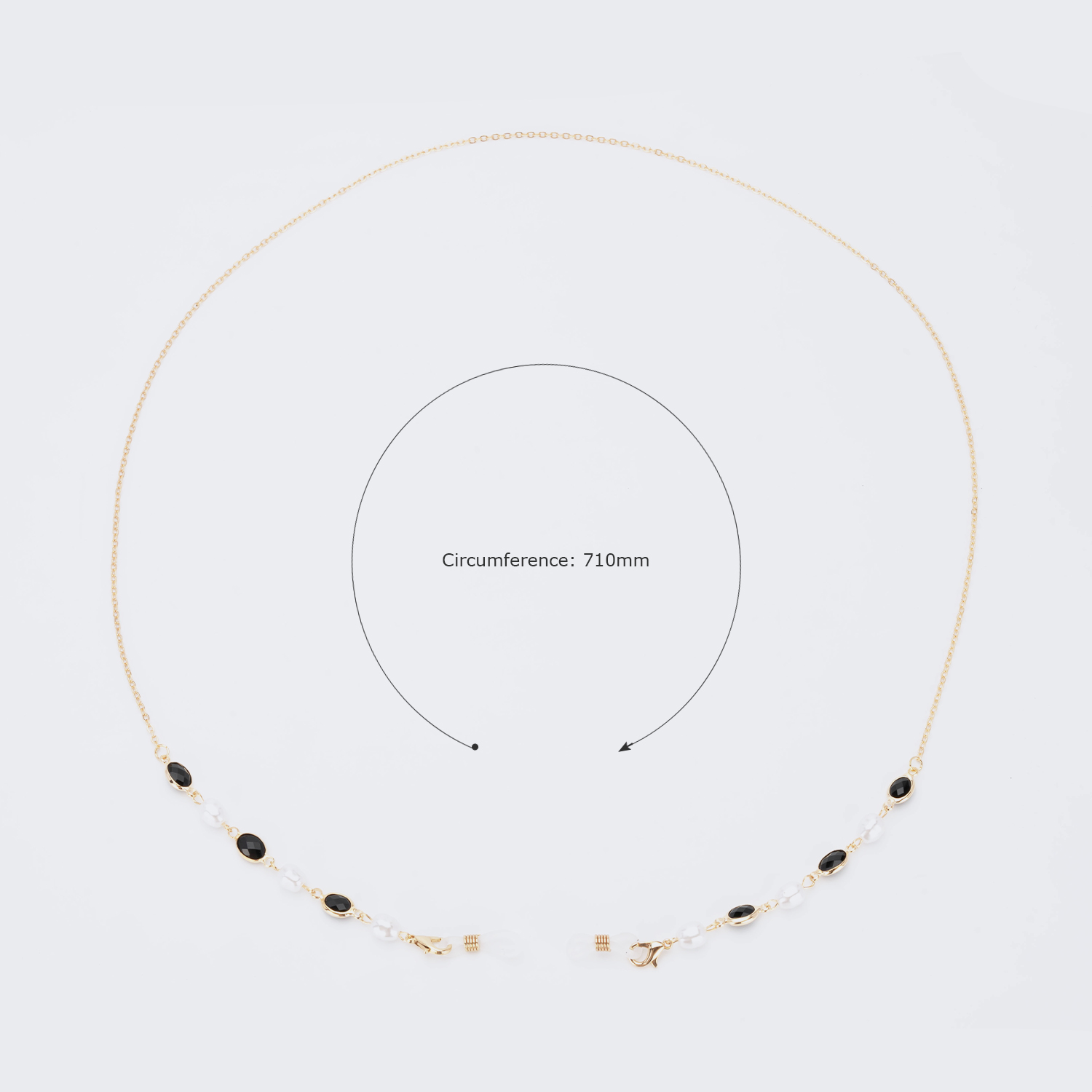 Fashion Eyeglasses Gold Eyeglasses Chains Accessories on Zeelool2