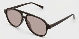 Drew Dark Brown Aviator Glasses2