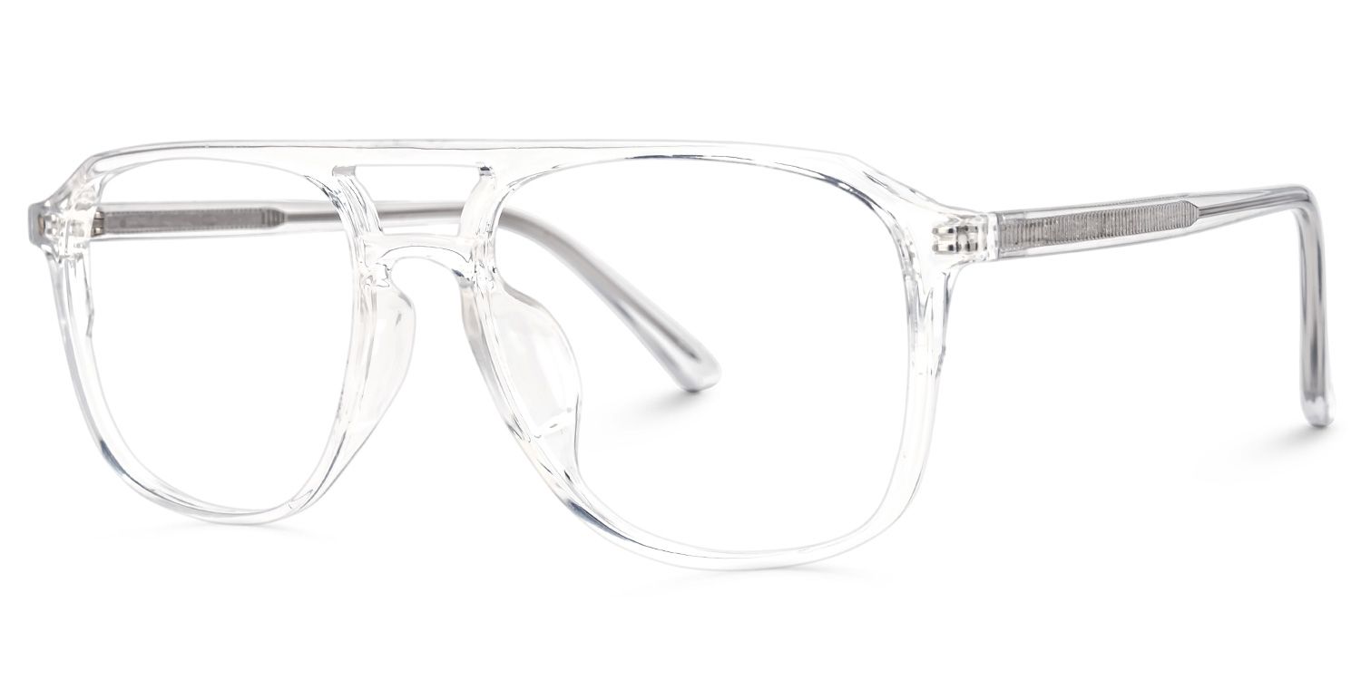 Cierra Aviator Clear Glasses1
