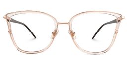 Marisa Cateye Beige Glasses0