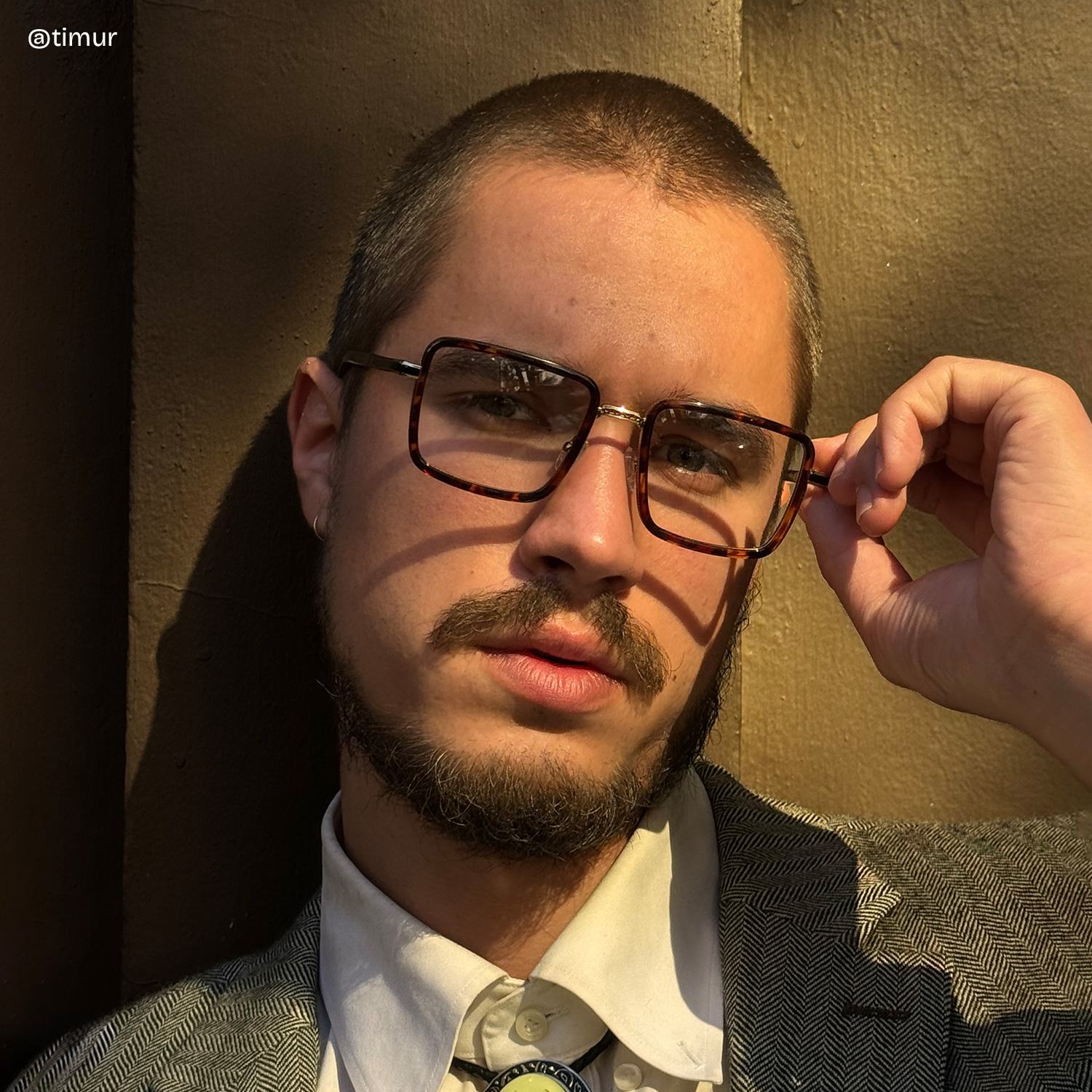 Hunter square tortoise eyeglasses Online | ZEELOOL7