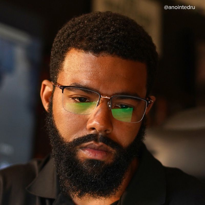 Simms Square Black Glasses | ZEELOOL Canada4