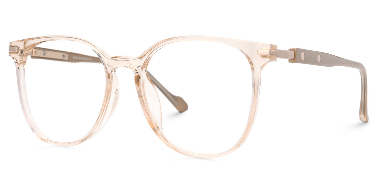 Round Glasses With Thin Frame2