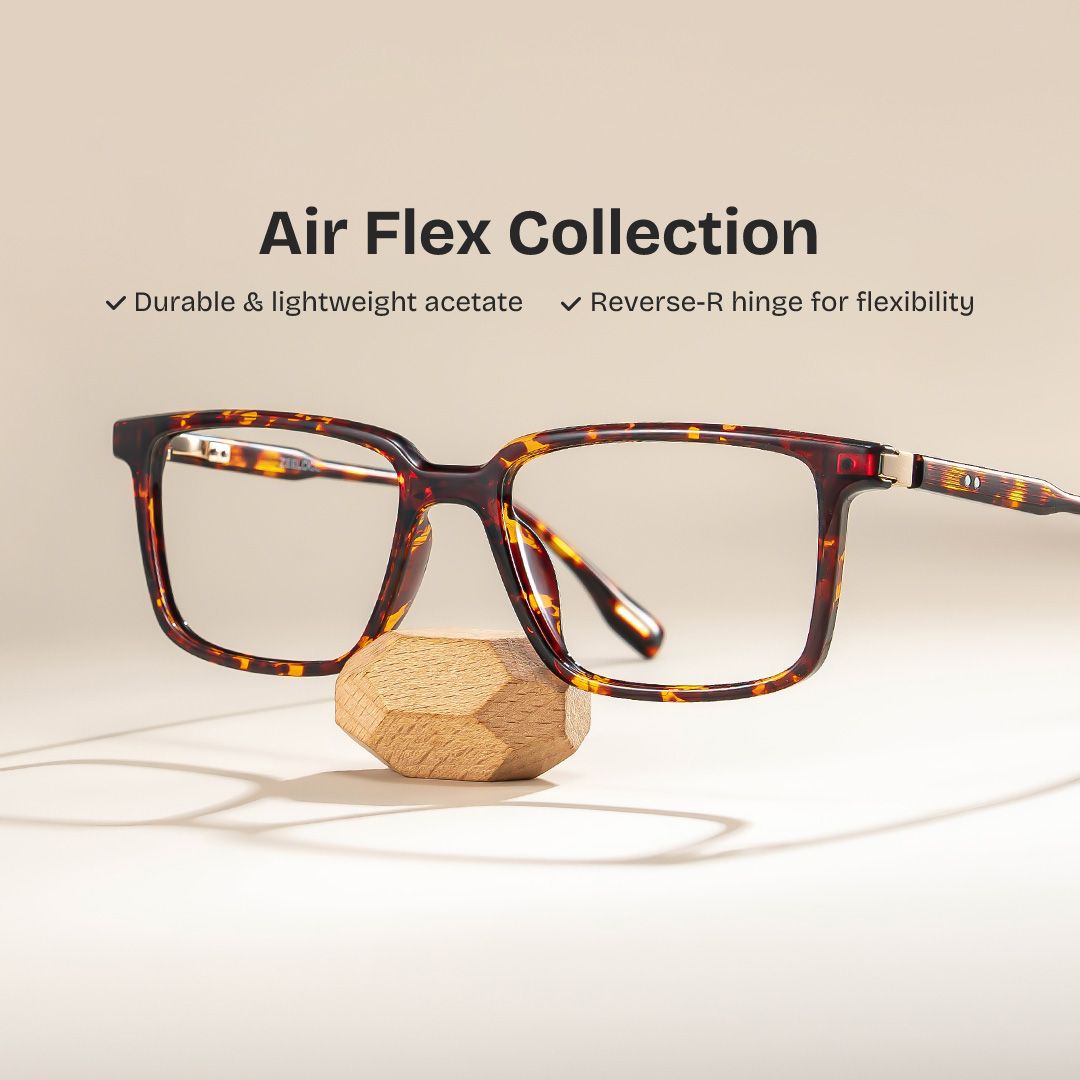 Cyrus Long Rectangle Glasses in Tortoise Frames | ZEELOOL CANADA0