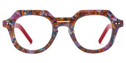 Jameica Geometric Flora Glasses0