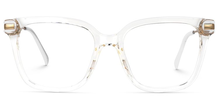 Jacqui Square Clear Glasses