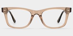 Robert Rectangle Brown Glasses1