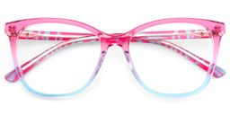 Gage Butterfly Pink Blue Glasses2