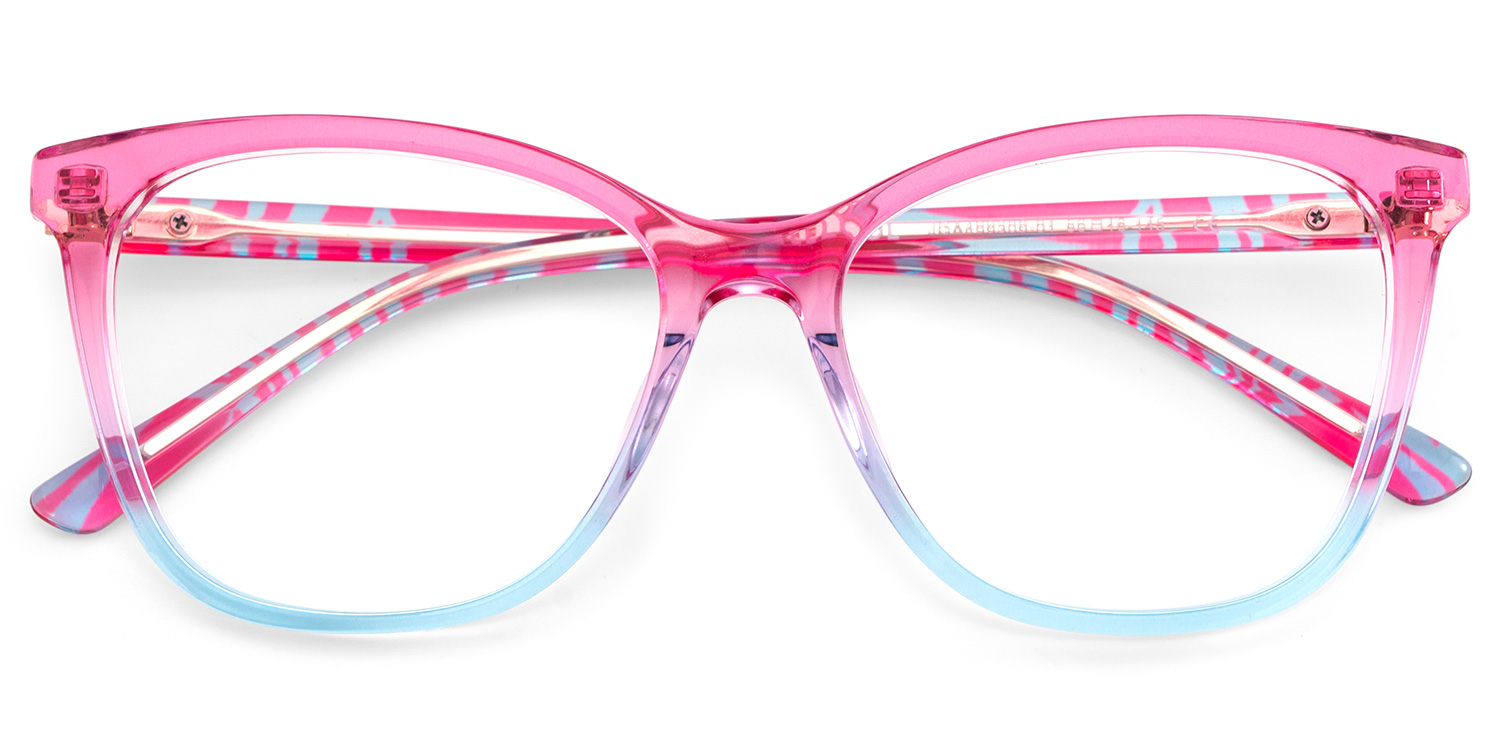 Gage Butterfly Pink Blue Glasses2