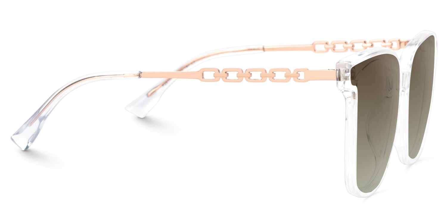 Tammie - Square Crystal Frame Sunglasses2