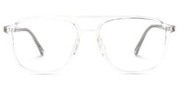 Cierra Aviator Clear Glasses0