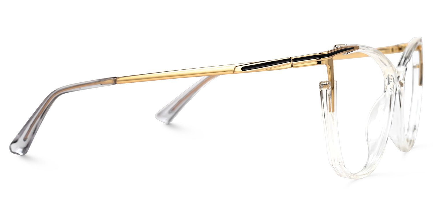 Cat eye Yomary Clear Frame Glasses | ZEELOOL Canada2