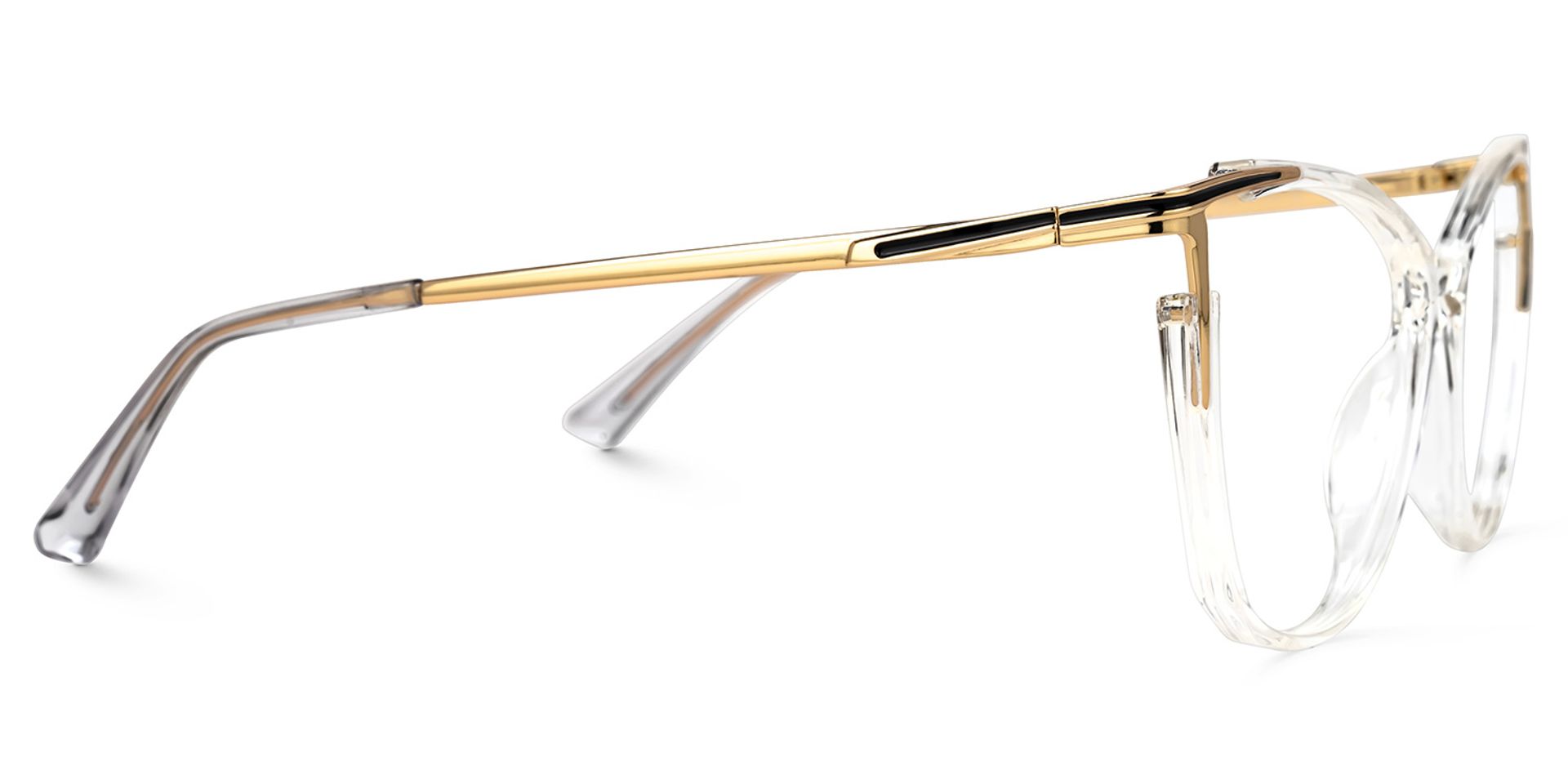 Cat eye Yomary Crystal Frame Glasses | ZEELOOL Canada2