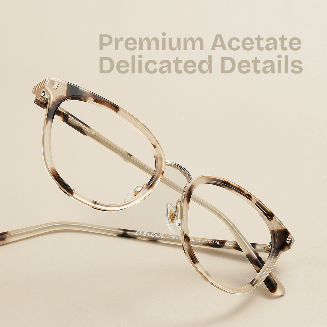 Caden Eyeglasses in Round Tortoise Frame | ZEELOOL Canada1