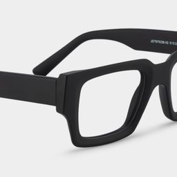 Garza Rectangle Black Glasses4
