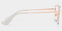 Skyler Square Rose Gold Glasses3