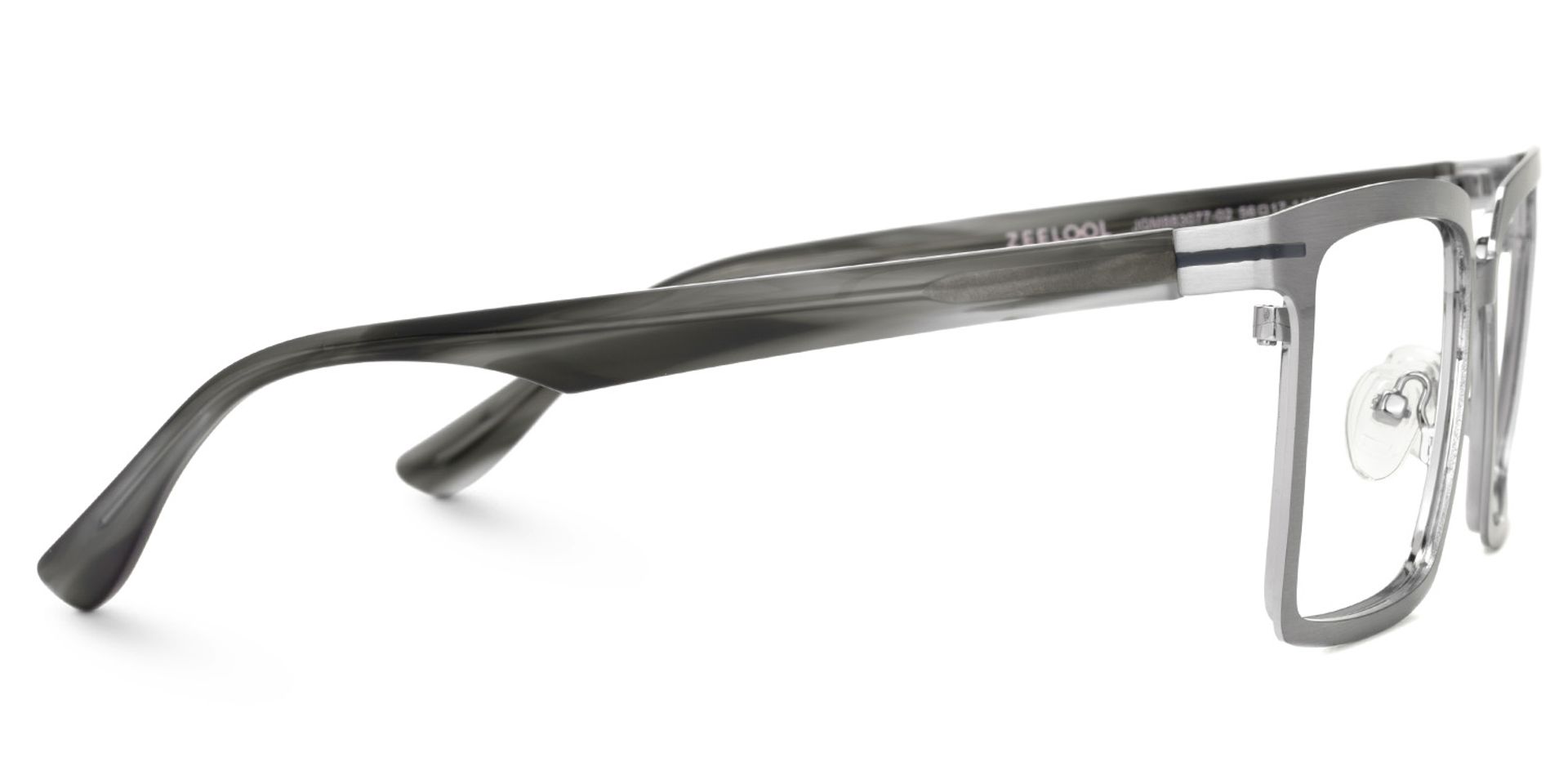 Sharma Rectangle Gold Color Metal Eyeglasses for Men2