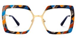 Sharron Square Multicolor Glasses0