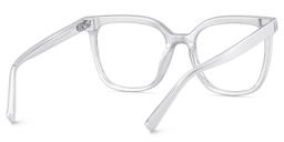 Dazzler Silver Pink Square Glasses5