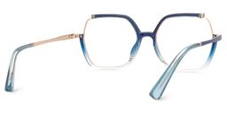 Alexia Square Blue Glasses6