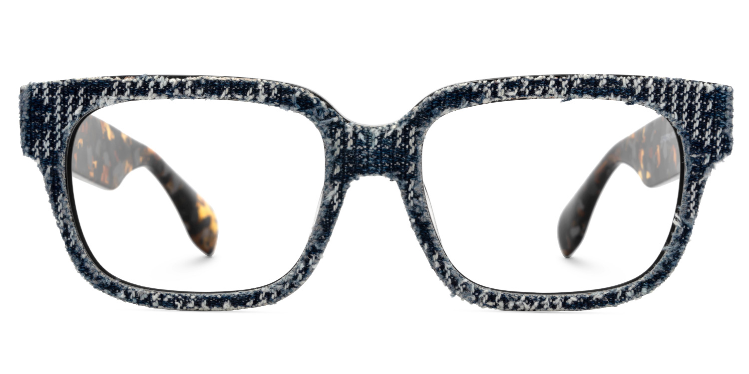 Colin Rectangle Blue Glasses0