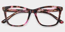 Tyler Pink Tortoise Square Glasses2