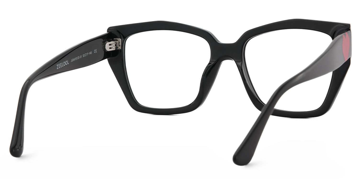 Jemia Butterfly Black Frame Eyeglasses for Women | ZEELOOL Canada5