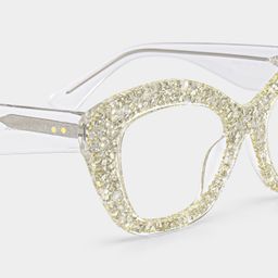 Giselle  Cat-eye Silver Glasses5