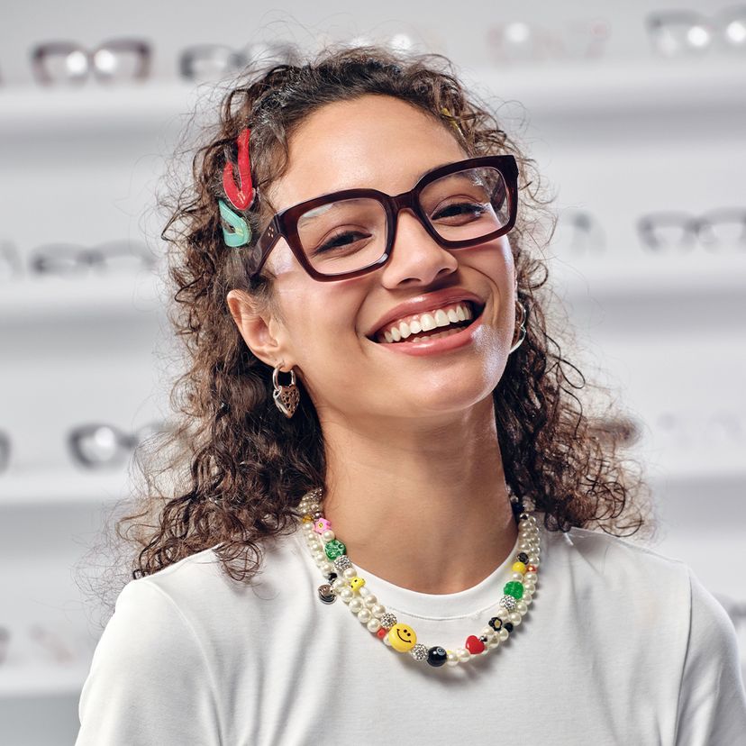 Marley Dark Brown Rectangle Glasses