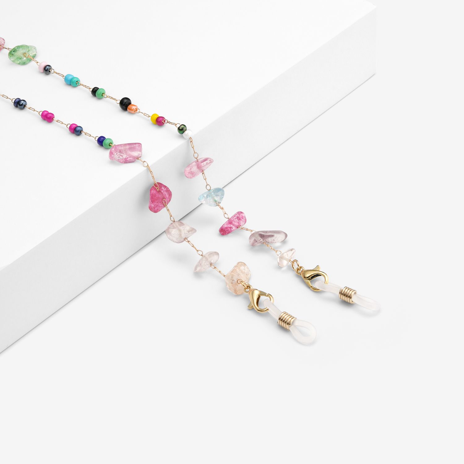 Colorful Gravel Chains Accessories For Glasses0