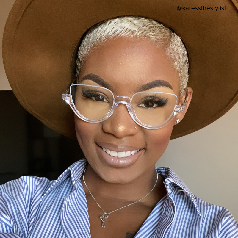 Felicia Crystal Semi-Rimless Cat Eye Glasses for Women7